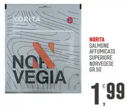 Marketpiù Norita salmone affumicato superiore norvegese offerta