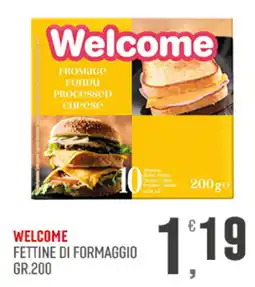 Marketpiù Welcome fettine di formaggio offerta
