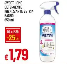 Galassia Sweet home detergente igienizzante vetri/ bagno offerta