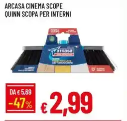 Galassia Arcasa cinema scope quinn scopa per interni offerta