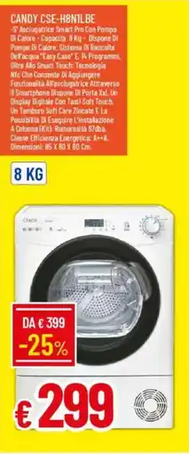 Galassia CANDY CSE-H8NILBE offerta