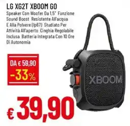 Galassia LG XG2T XBOOM GO offerta