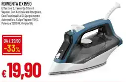 Galassia ROWENTA DX1550 offerta