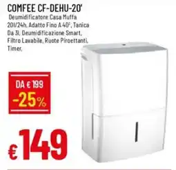 Galassia COMFEE CF-DEHU-20' offerta
