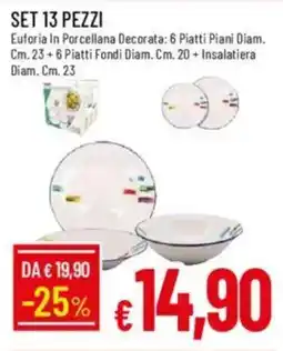 Galassia Set 13 pezzi offerta