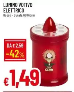 Galassia Lumino votivo elettrico offerta