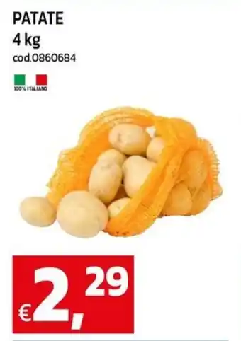 C+C Cash and Carry Patate offerta