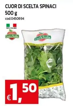 C+C Cash and Carry Cuor di scelta spinaci offerta