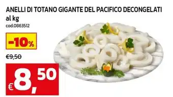 C+C Cash and Carry Anelli di totano gigante del pacifico decongelati offerta