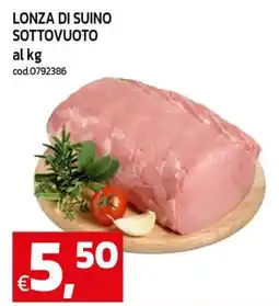 C+C Cash and Carry Lonza di suino sottovuoto offerta