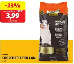 ALDI ROMEO crocchette per cani offerta