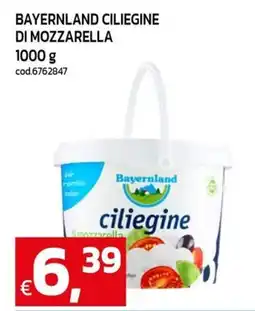 C+C Cash and Carry Bayernland ciliegine di mozzarella offerta