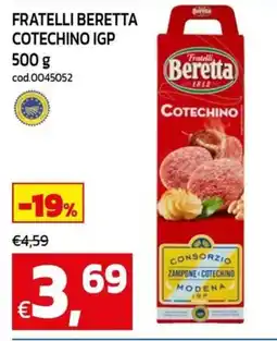 C+C Cash and Carry Fratelli beretta cotechino igp offerta