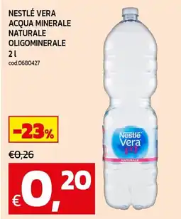 C+C Cash and Carry Nestlé vera acqua minerale naturale oligominerale offerta