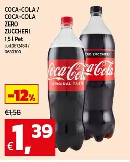 C+C Cash and Carry Coca-cola / coca-cola zero zuccheri offerta