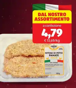 ALDI IL PODERE Fettine di pollo panate offerta