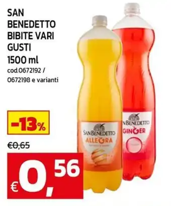 C+C Cash and Carry San benedetto bibite offerta