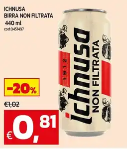 C+C Cash and Carry Ichnusa birra non filtrata offerta