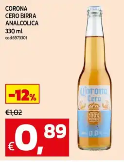 C+C Cash and Carry Corona cero birra analcolica offerta