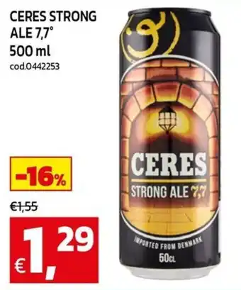 C+C Cash and Carry Ceres strong ale 7,7° offerta