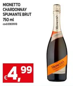 C+C Cash and Carry Mionetto chardonnay spumante brut offerta