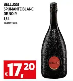 C+C Cash and Carry Bellussi spumante blanc de noir offerta