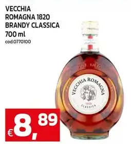 C+C Cash and Carry Vecchia romagna 1820 brandy classica offerta