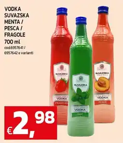 C+C Cash and Carry Vodka suvazska menta / pesca / fragole offerta