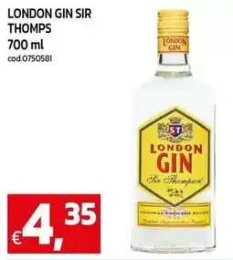 C+C Cash and Carry London gin sir thomps offerta