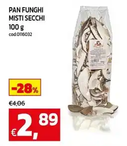 C+C Cash and Carry Pan funghi misti secchi offerta