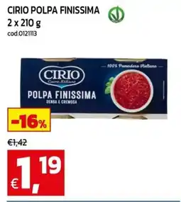 C+C Cash and Carry Cirio polpa finissima offerta