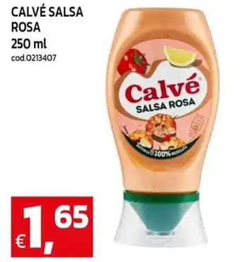 C+C Cash and Carry Calvé salsa rosa offerta