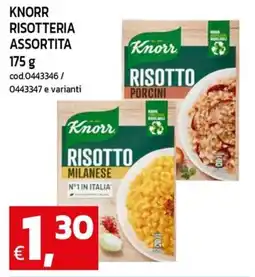 C+C Cash and Carry Knorr risotteria offerta