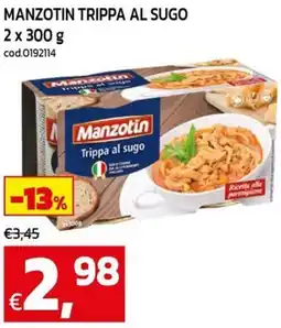 C+C Cash and Carry Manzotin trippa al sugo offerta