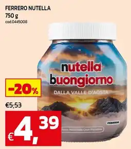 C+C Cash and Carry Ferrero nutella offerta
