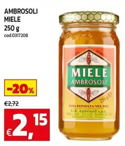 C+C Cash and Carry Ambrosoli miele offerta