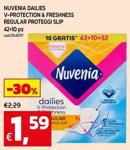 C+C Cash and Carry Nuvenia dailies v-protection & freshness regular proteggi slip 42+10 pz offerta