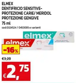 C+C Cash and Carry Elmex dentifricio sensitive- protezione carie/meridol protezione gengive offerta