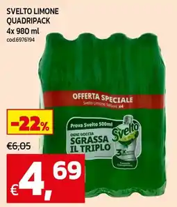 C+C Cash and Carry Svelto limone quadripack offerta
