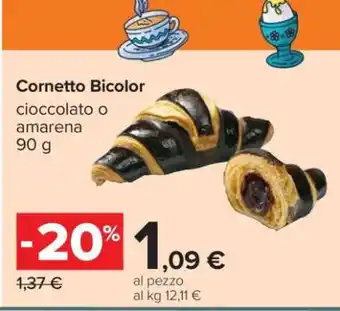 Carrefour Cornetto Bicolor offerta