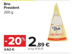 Carrefour Brie President offerta