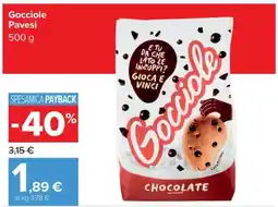 Carrefour Gocciole Pavesi offerta