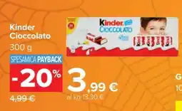 Carrefour Kinder Cioccolato offerta