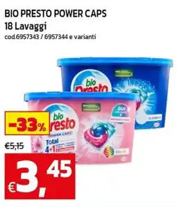 C+C Cash and Carry Bio presto power caps offerta