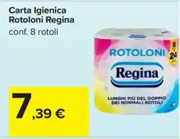 Carrefour Carta Igienica Rotoloni Regina offerta