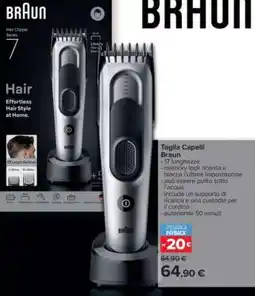 Carrefour Taglia Capelli Braun offerta