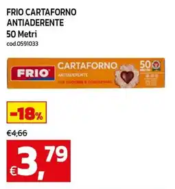 C+C Cash and Carry Frio cartaforno antiaderente 50 metri offerta