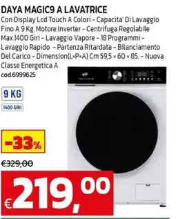 C+C Cash and Carry DAYA Magic9 a lavatrice offerta