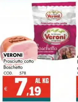 Altasfera VERONI Prosciutto cotto Boschetto offerta