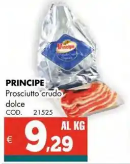 Altasfera PRINCIPE Prosciutto crudo dolce offerta